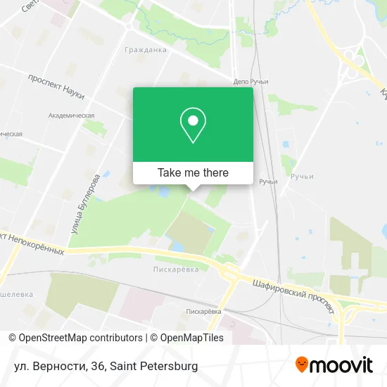 ул. Верности, 36 map