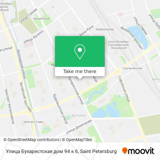 Улица Бухарестская дом 94 к 6 map