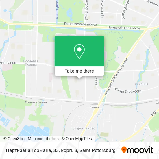 Партизана Германа, 33, корп. 3 map