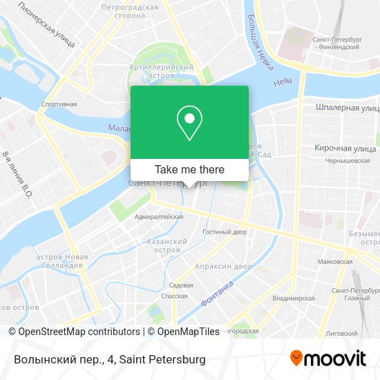 Волынский пер., 4 map