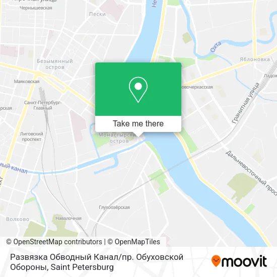Развязка Обводный Канал / пр. Обуховской Обороны map