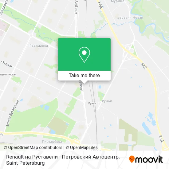 Renault на Руставели - Петровский Автоцентр map