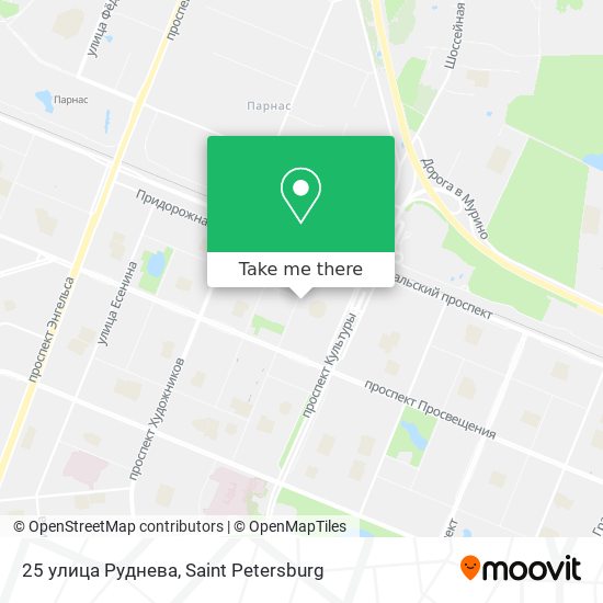 25 улица Руднева map