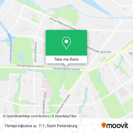Петергофское ш. 7/1 map