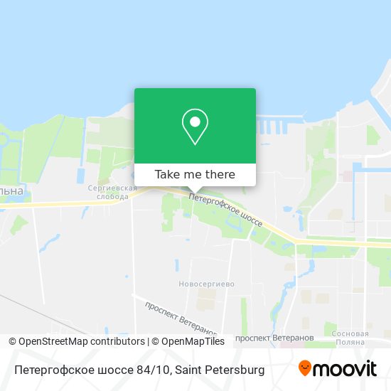 Петергофское шоссе 84/10 map