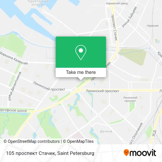 105 проспект Стачек map