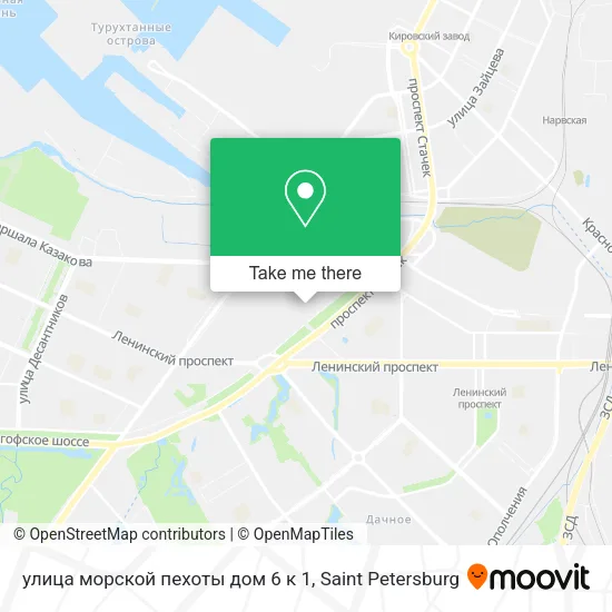 улица морской пехоты дом 6 к 1 map