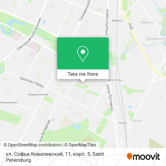 ул. Софьи Ковалевской, 11, корп. 5 map