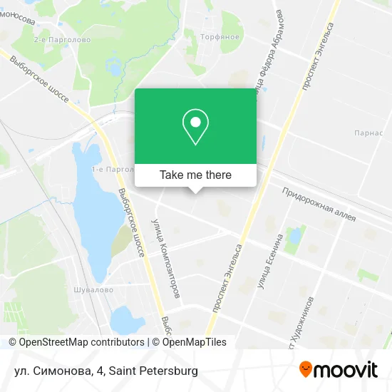ул. Симонова, 4 map