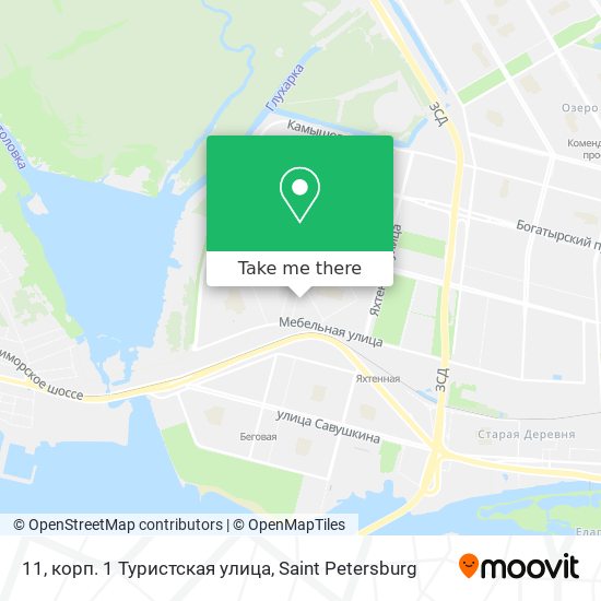 11, корп. 1 Туристская улица map
