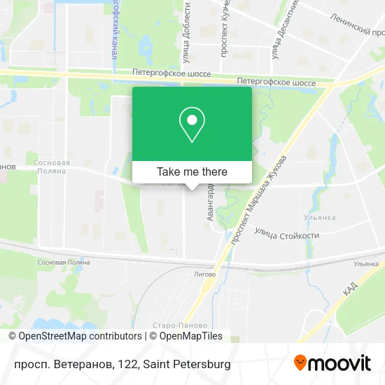 просп. Ветеранов, 122 map