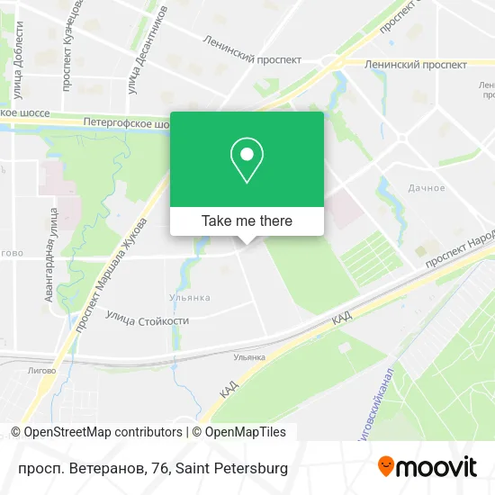 просп. Ветеранов, 76 map