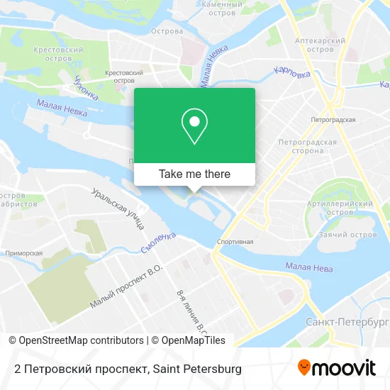 2 Петровский проспект map