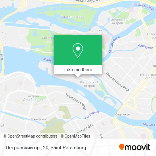 Петровский пр., 20 map