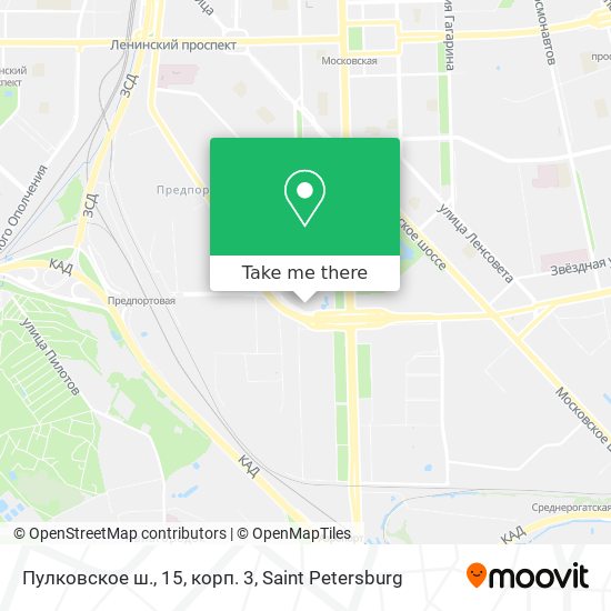 Пулковское ш., 15, корп. 3 map