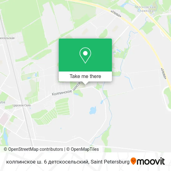 колпинское ш. 6 детскосельский map
