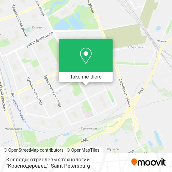 Колледж отраслевых технологий "Краснодеревец" map