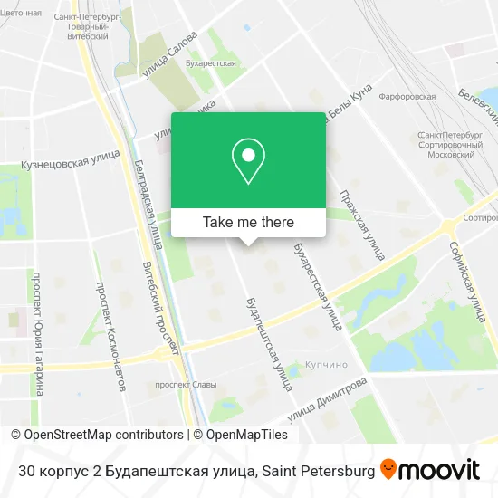 30 корпус 2 Будапештская улица map