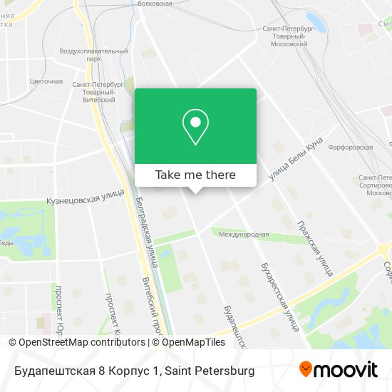 Будапештская 8 Корпус 1 map
