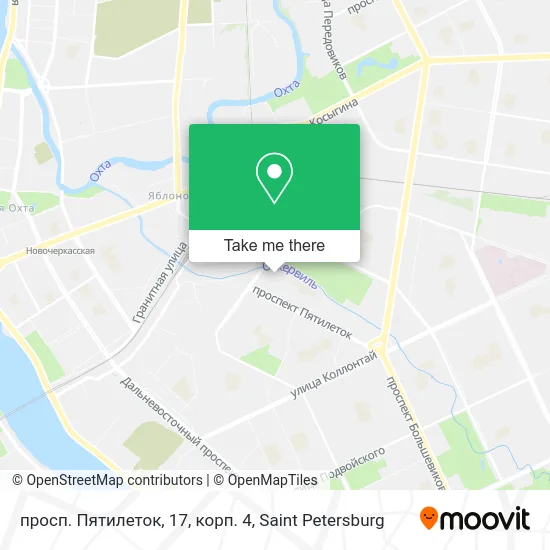 просп. Пятилеток, 17, корп. 4 map