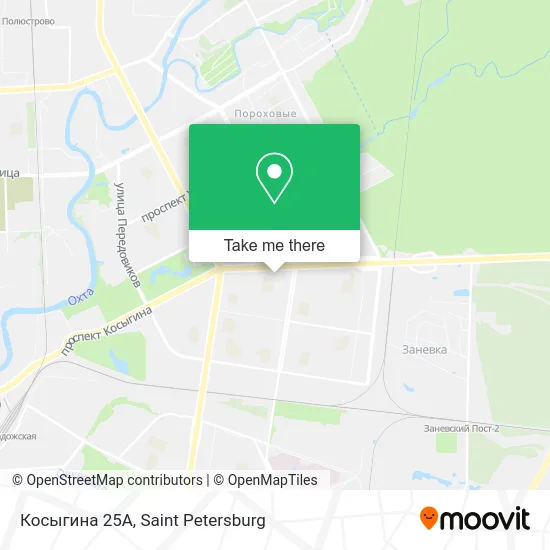 Косыгина 25А map