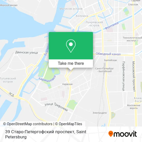 39 Старо-Петергофский проспект map