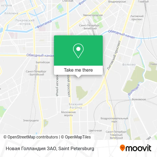 Новая Голландия ЗАО map
