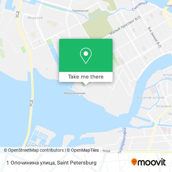 1 Опочинина улица map