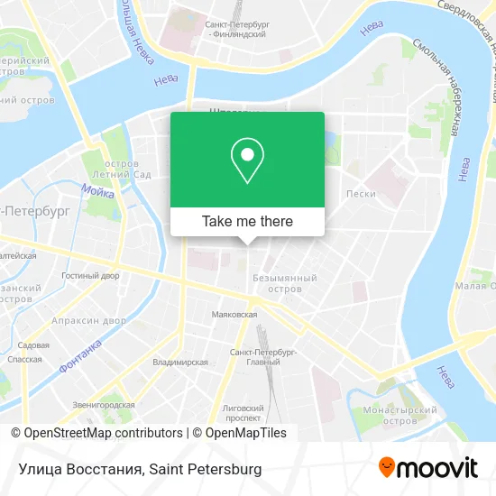 Улица Восстания map