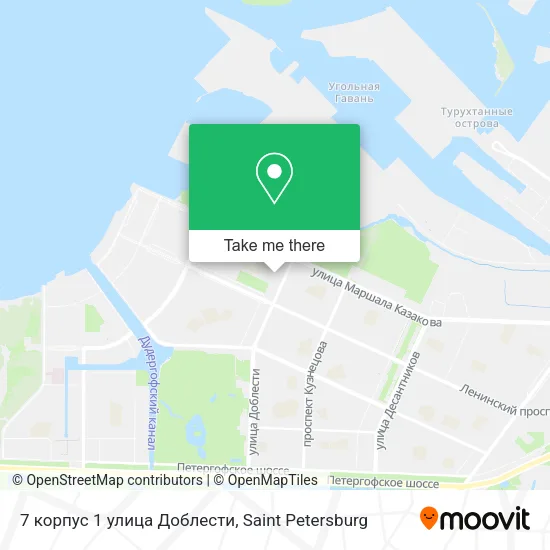 7 корпус 1 улица Доблести map