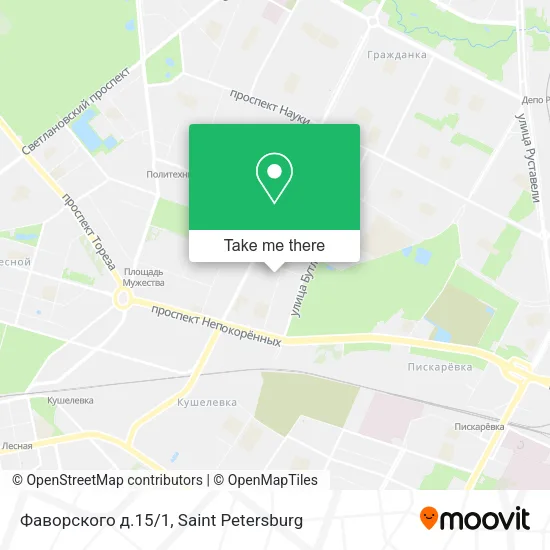 Фаворского д.15/1 map