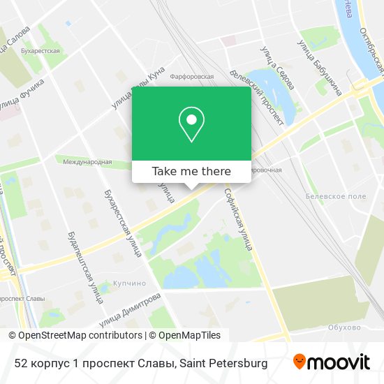 52 корпус 1 проспект Славы map