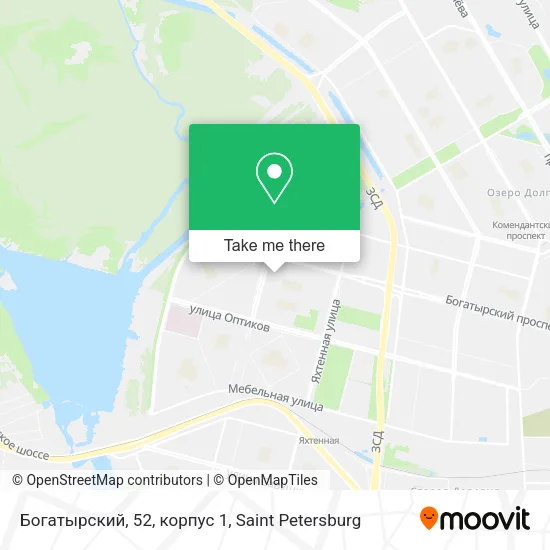 Богатырский, 52, корпус 1 map