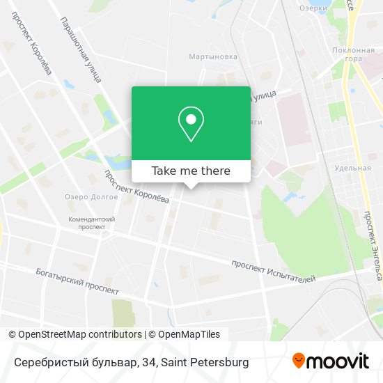 Серебристый бульвар, 34 map