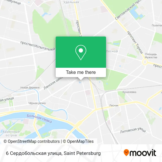 6 Сердобольская улица map