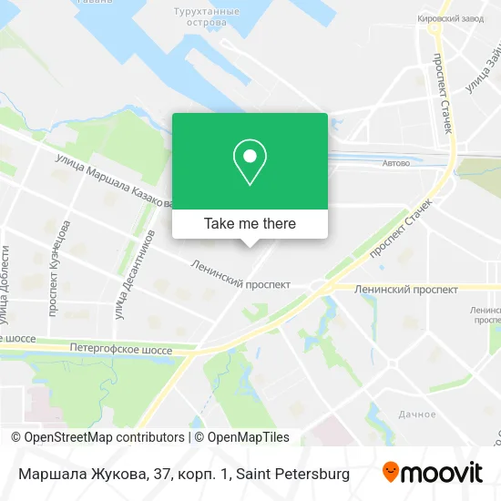 Маршала Жукова, 37, корп. 1 map