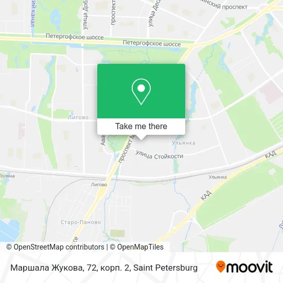 Маршала Жукова, 72, корп. 2 map