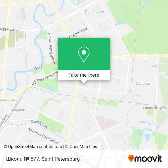 Школа № 577 map