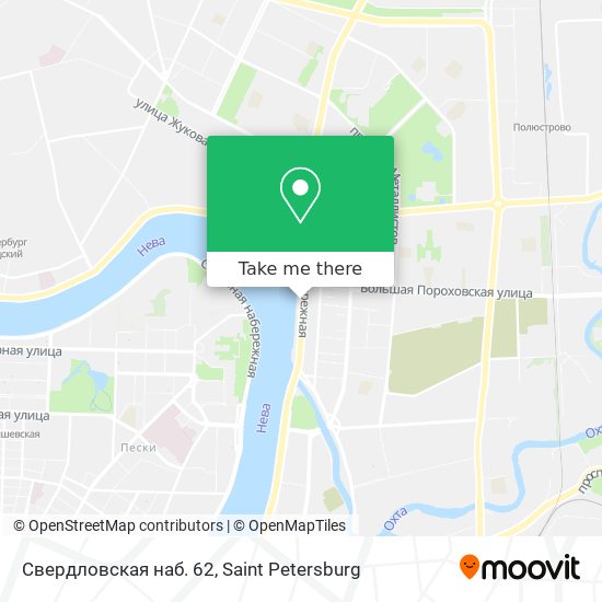 Свердловская наб. 62 map