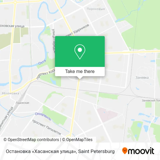 Остановка «Хасанская улица» map