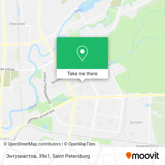Энтузиастов, 39к1 map