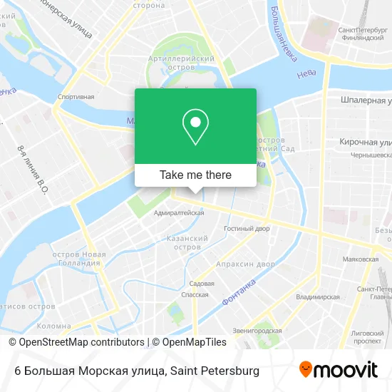 6 Большая Морская улица map