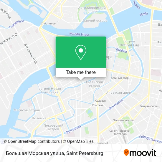 Большая Морская улица map