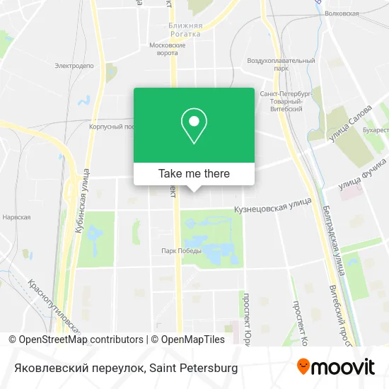 Яковлевский переулок map