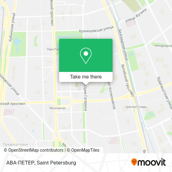 АВА-ПЕТЕР map