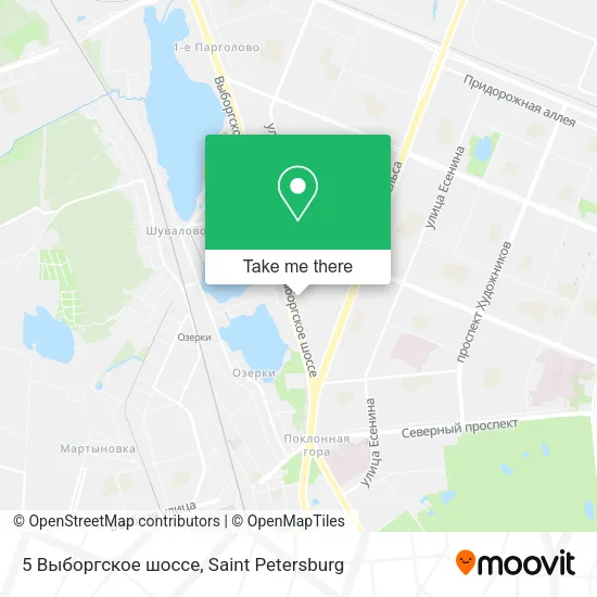 5 Выборгское шоссе map
