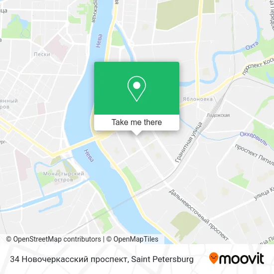 34 Новочеркасский проспект map