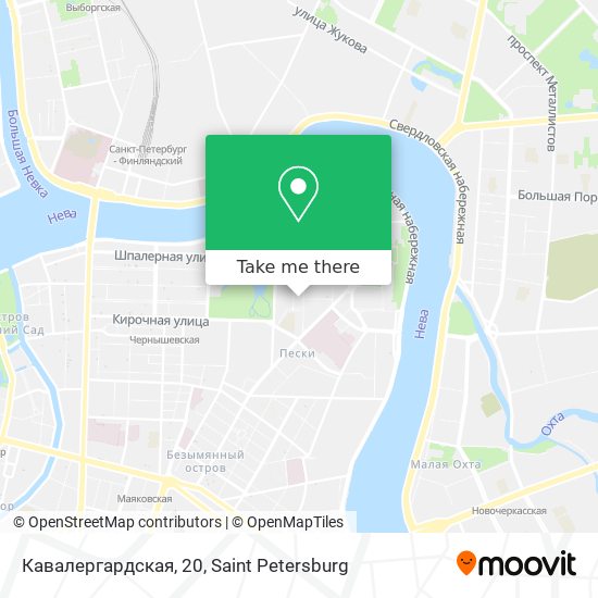 Кавалергардская, 20 map