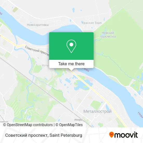 Советский проспект map