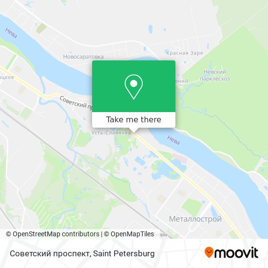 Советский проспект map